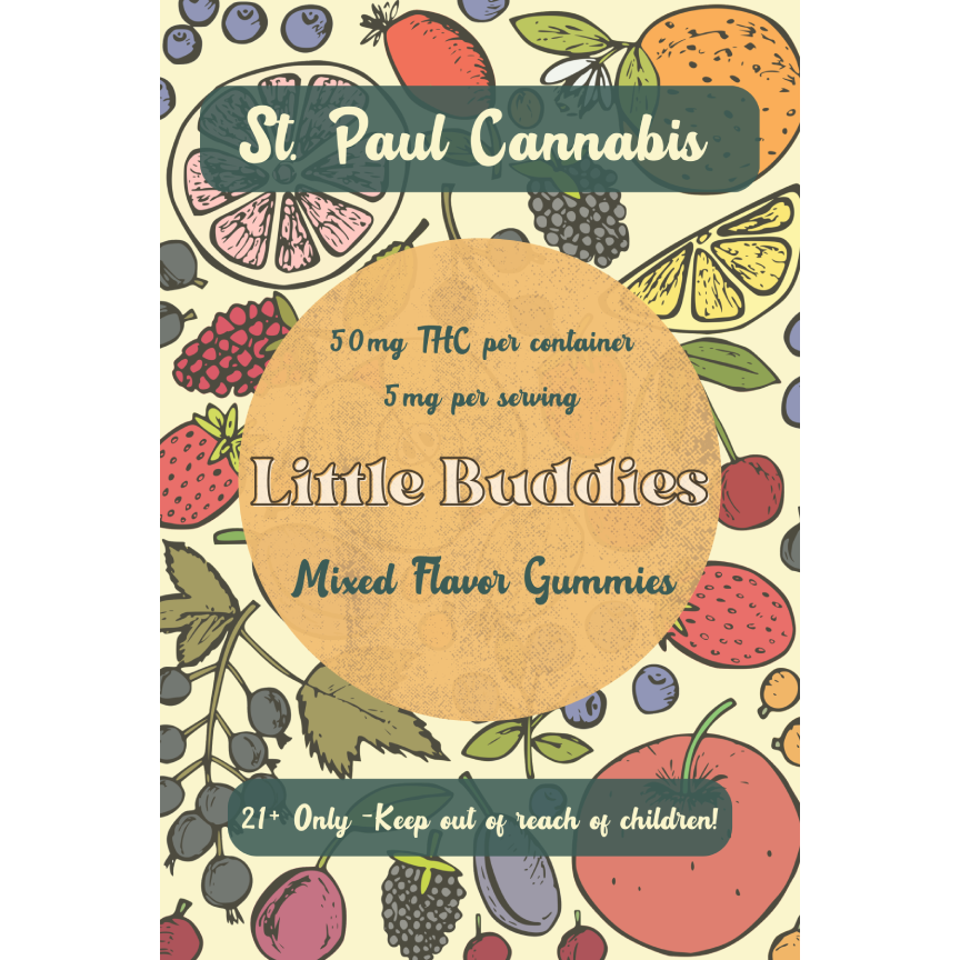 St Paul Cannabis Little Buddies 50mg Gummies St Paul Cannabis
